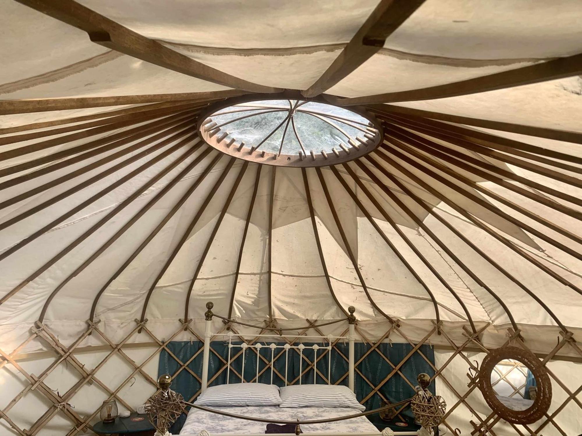 Ceridwen Glamping, Double Decker Bus And Yurts Hotel Llandysul Ngoại thất bức ảnh