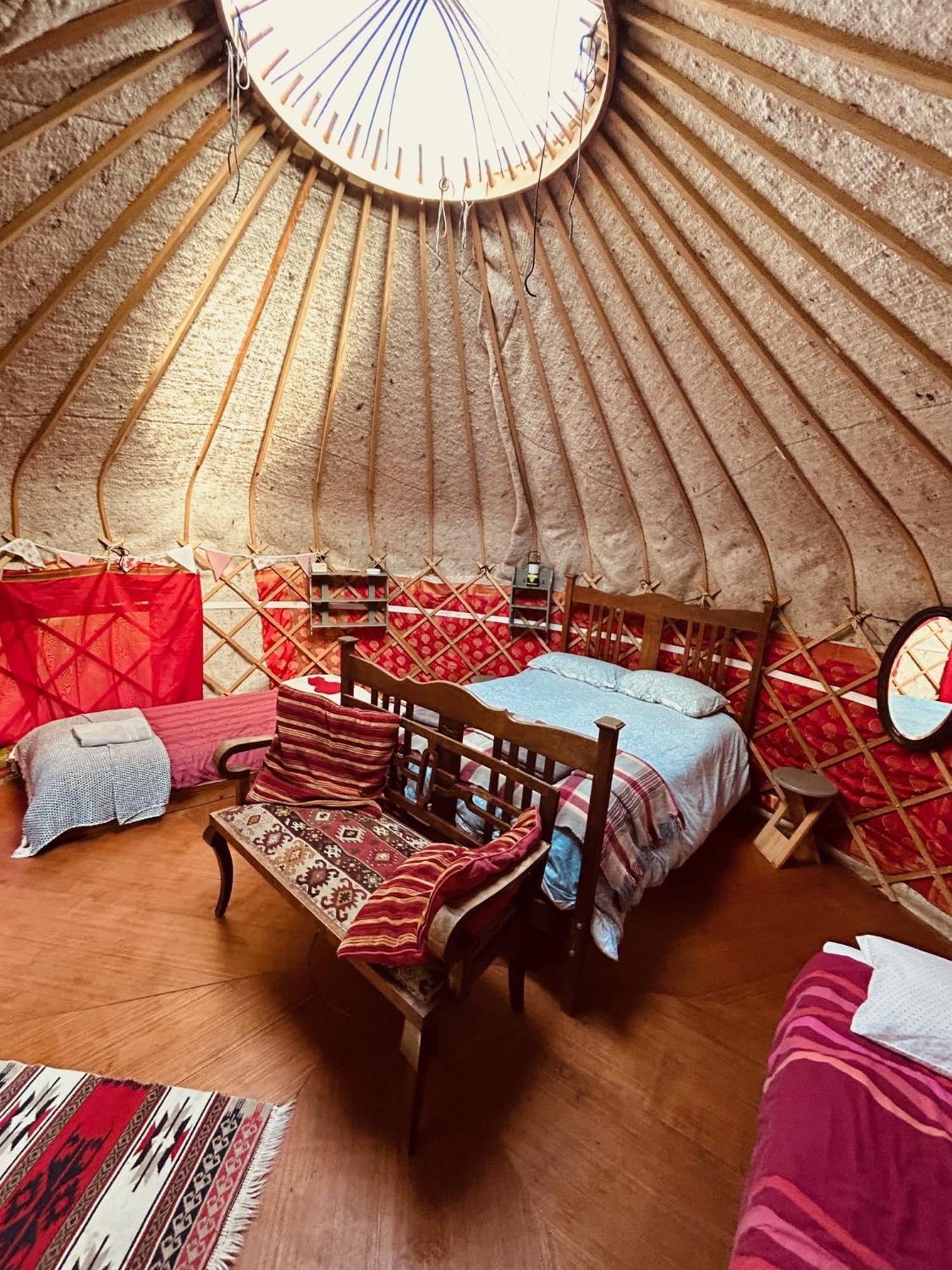 Ceridwen Glamping, Double Decker Bus And Yurts Hotel Llandysul Ngoại thất bức ảnh