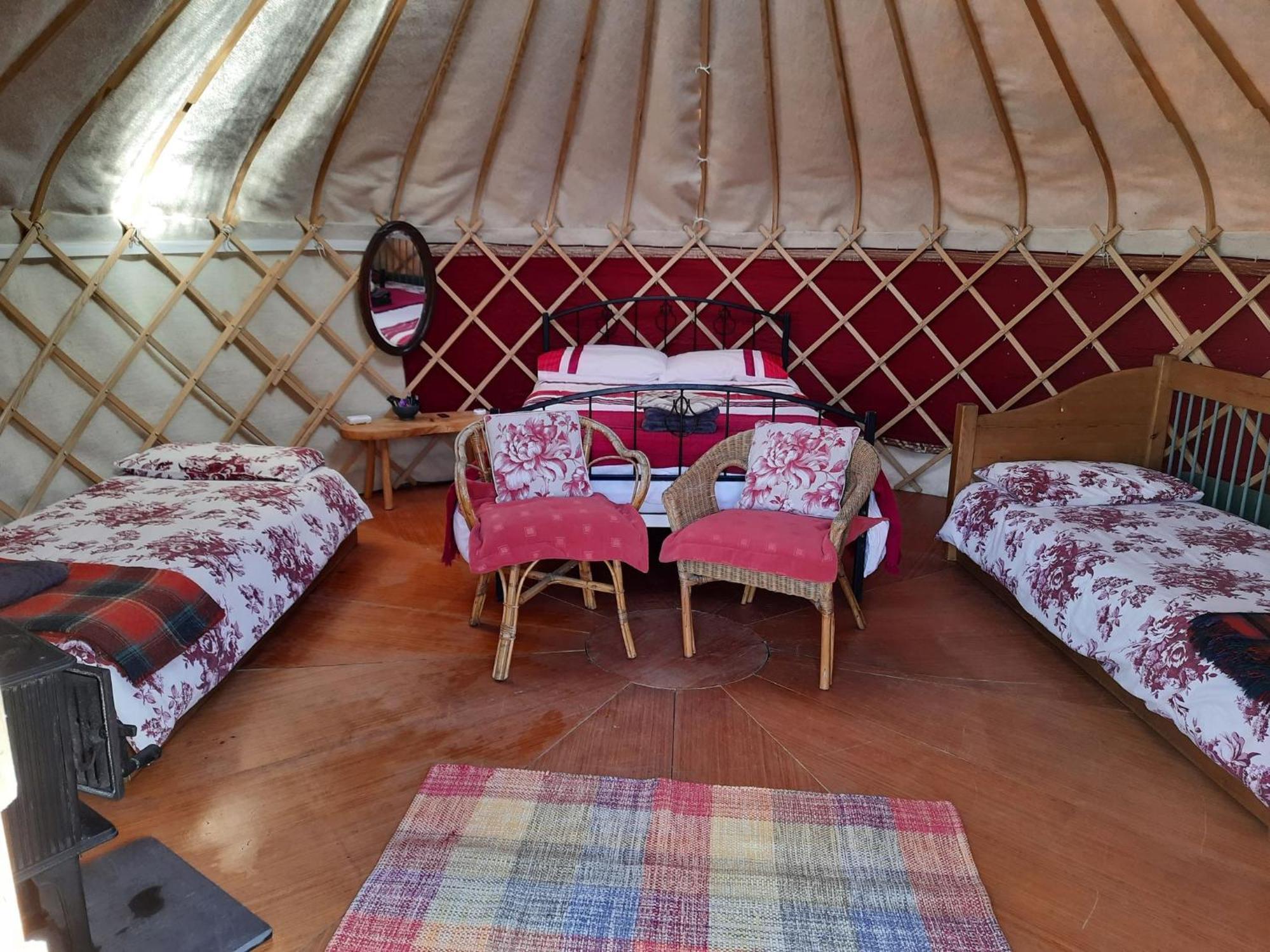 Ceridwen Glamping, Double Decker Bus And Yurts Hotel Llandysul Ngoại thất bức ảnh