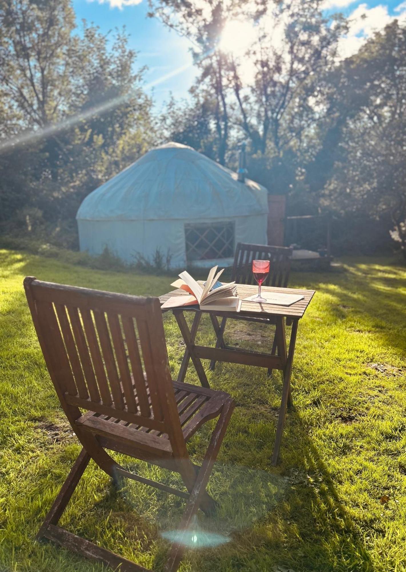 Ceridwen Glamping, Double Decker Bus And Yurts Hotel Llandysul Ngoại thất bức ảnh